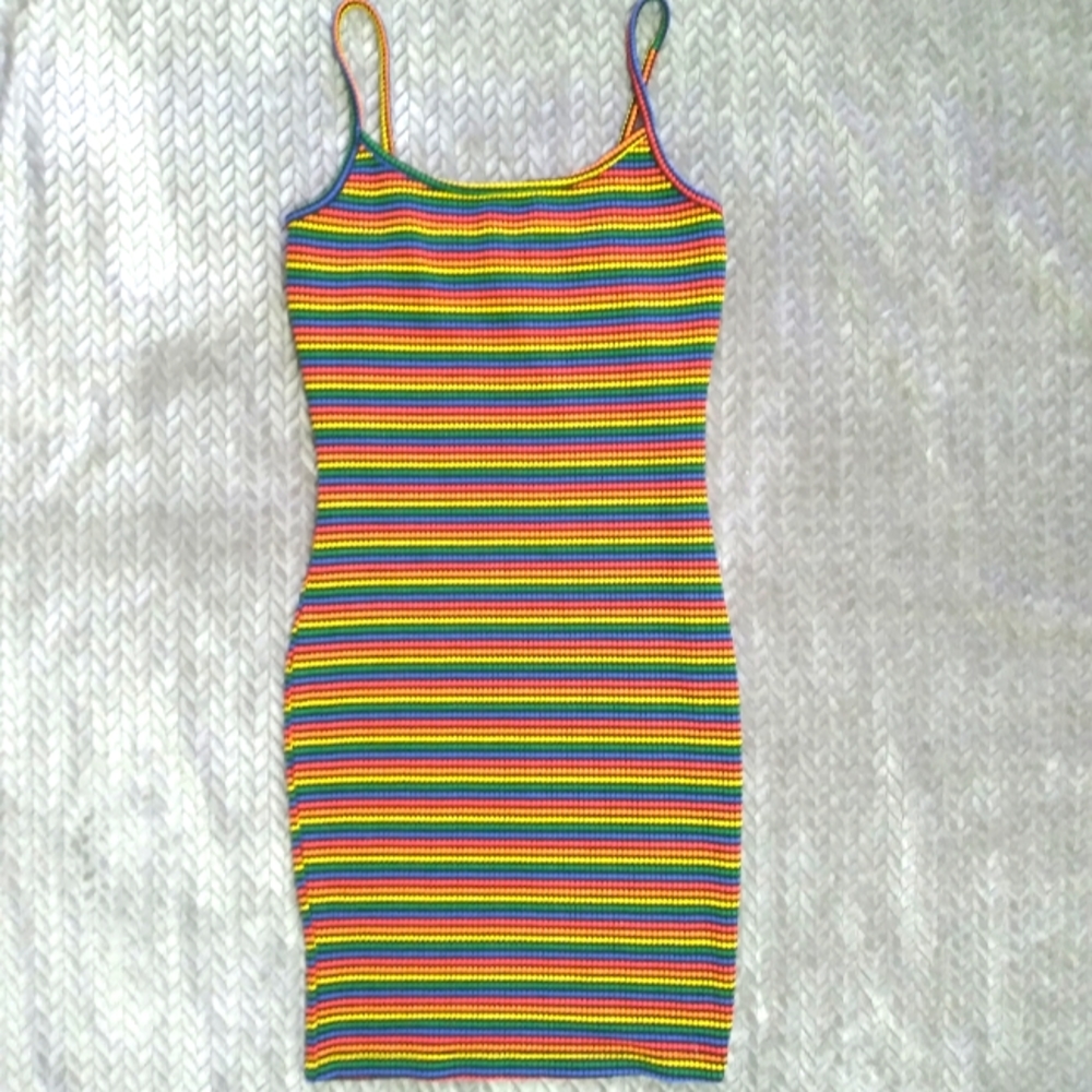 Bodycon Rainbow dress